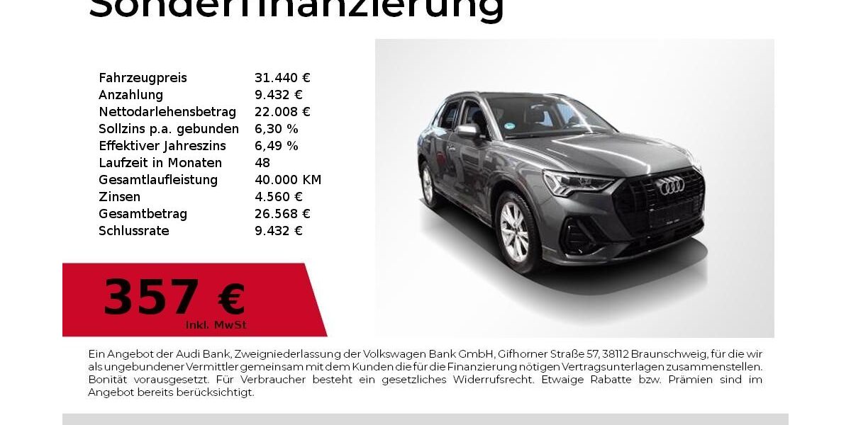 Audi Q3 16.500 km 34.480 &euro; Nürnberg 90411