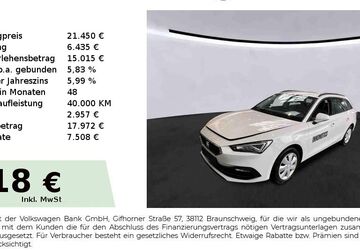 Seat Leon 57.350 km 21.450 &euro; Nürnberg 90431