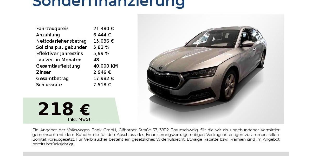 Skoda Octavia 88.150 km 21.480 &euro; Nürnberg 90431