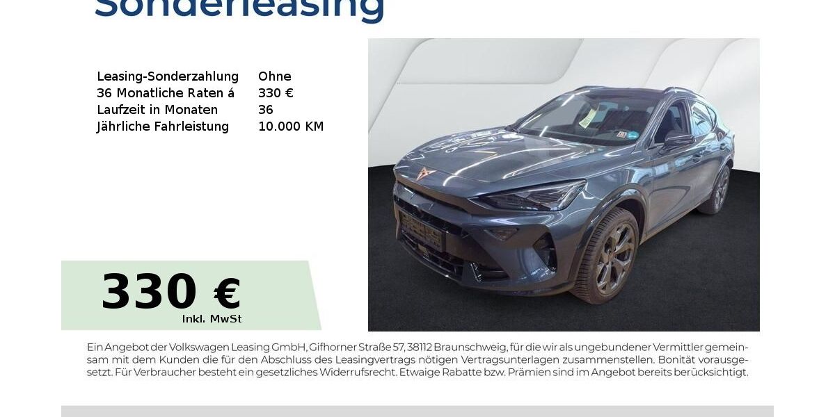 Cupra Formentor 23.150 km 35.590 &euro; Baiersdorf 91083