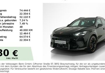 Cupra Formentor 19.950 km 74.444 &euro; Nürnberg 90441