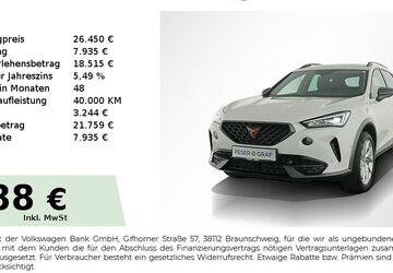 Cupra Formentor 13.250 km 26.450 &euro; Nürnberg 90441