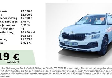 Skoda Kamiq 4.500 km 27.190 &euro; Fürth 90763
