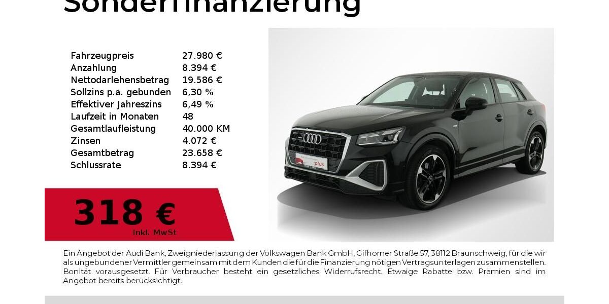 Audi Q2 48.550 km 27.980 &euro; Nürnberg 90411