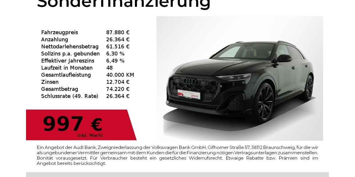 Audi Q8 17.400 km 84.480 &euro; Nürnberg 90411