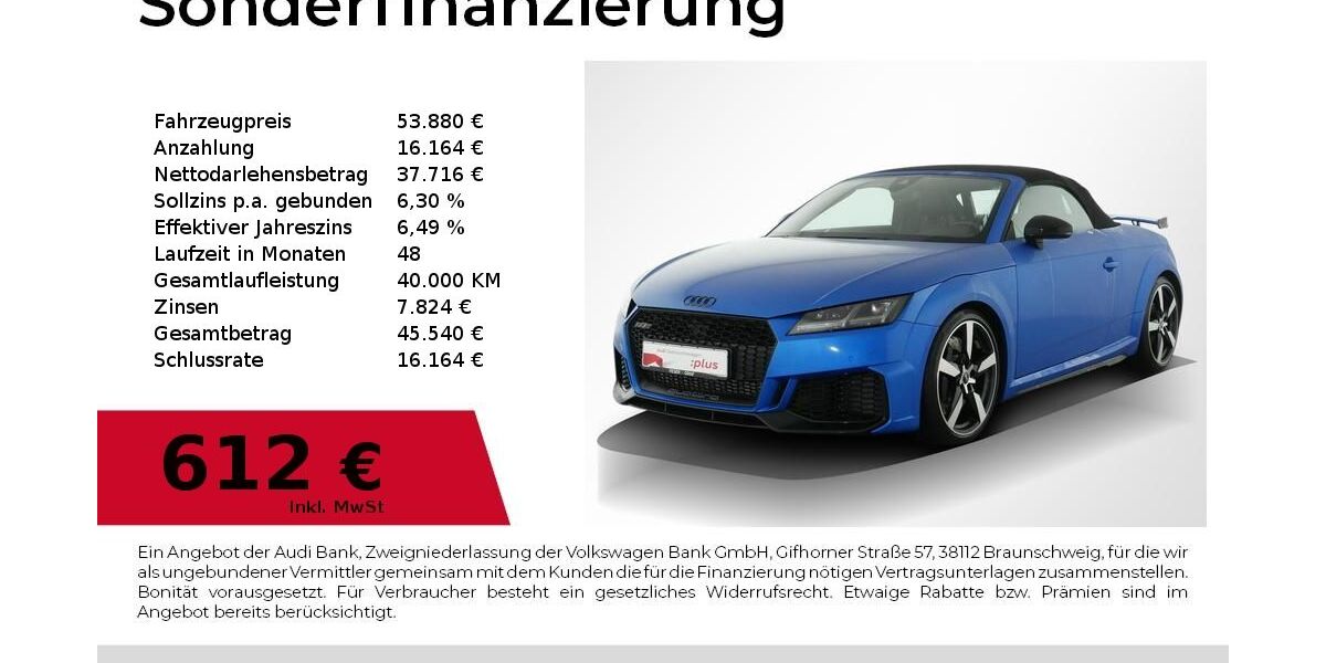 Audi TT RS 41.800 km 53.880 &euro; Nürnberg 90411