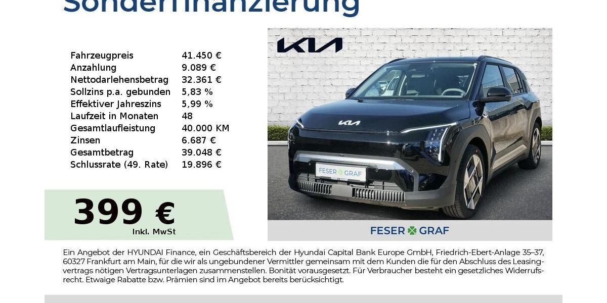 Kia EV3 4.500 km 40.850 &euro; Nürnberg 90425