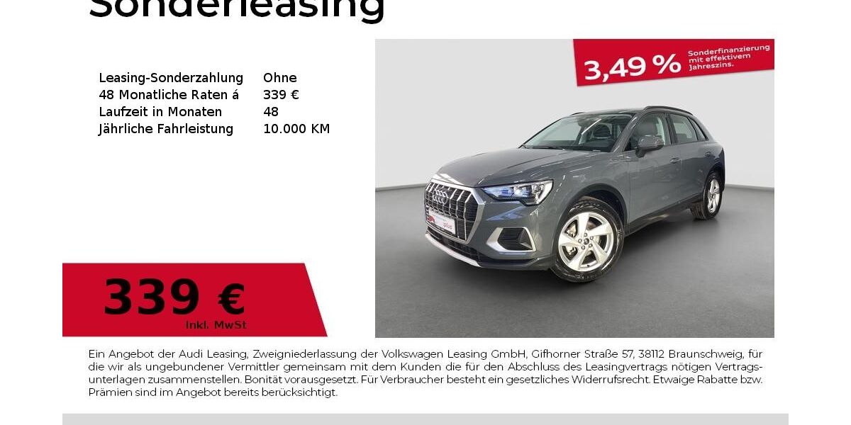 Audi Q3 6.424 km 34.780 &euro; Fürth 90763