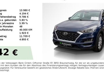 Hyundai TUCSON 92.650 km 13.980 &euro; Nürnberg 90431