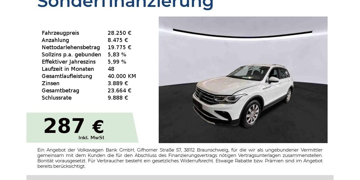 VW Tiguan 73.250 km 28.250 &euro; Nürnberg 90431