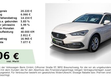 Seat Leon 57.350 km 20.220 &euro; Nürnberg 90431