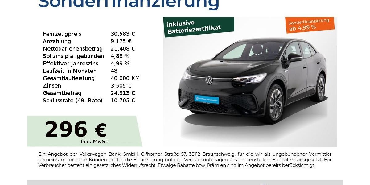 VW ID.5 42.850 km 27.970 &euro; Nürnberg 90441