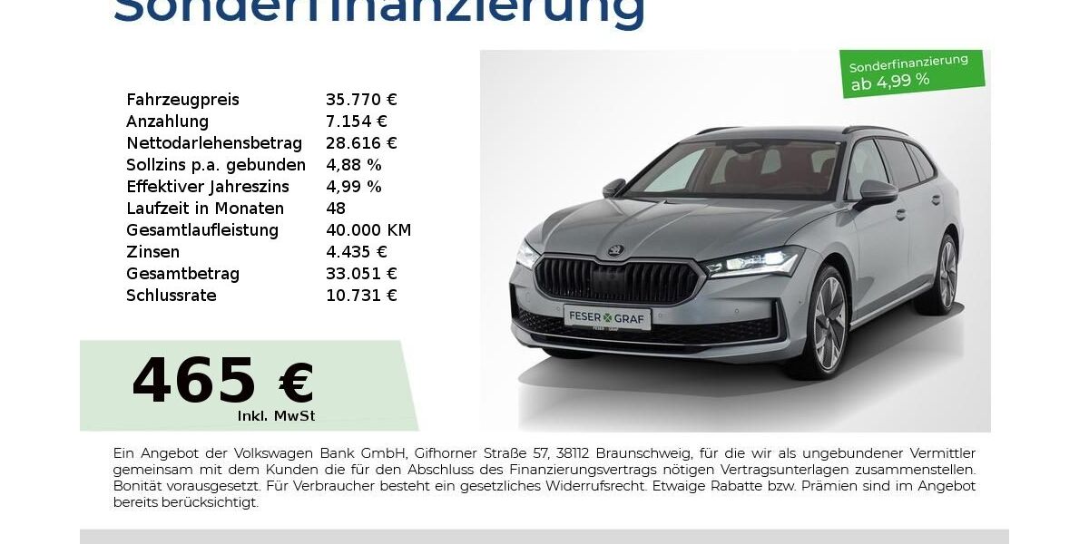 Skoda Superb 6.659 km 35.770 &euro; Nürnberg 90441