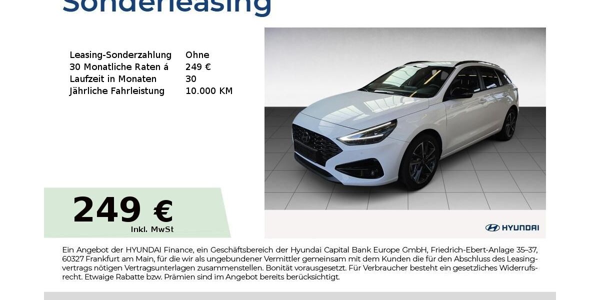Hyundai i30 11.996 km 23.290 &euro; Fürth 90763