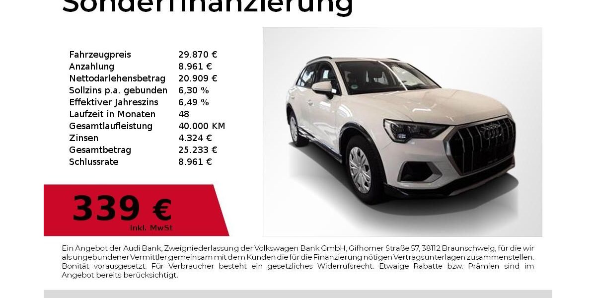 Audi Q3 31.700 km 28.650 &euro; Nürnberg 90411