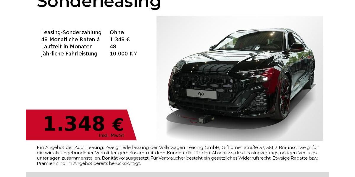 Audi Q8 3.000 km 119.880 &euro; Nürnberg 90411