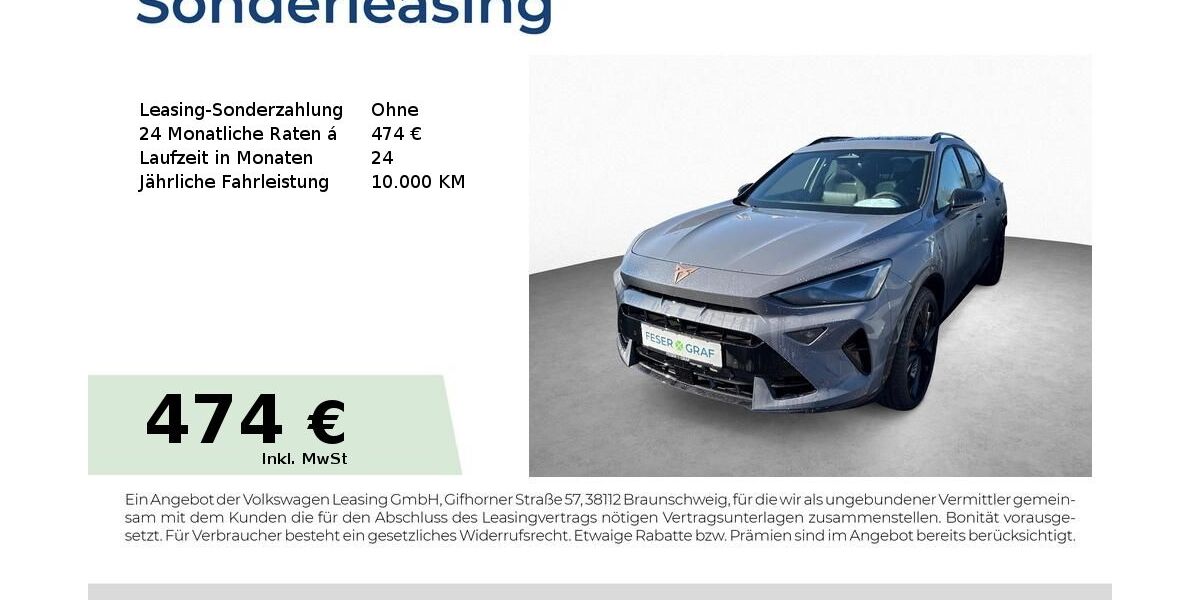 Cupra Formentor 9.990 km 56.950 &euro; Schwabach 91126