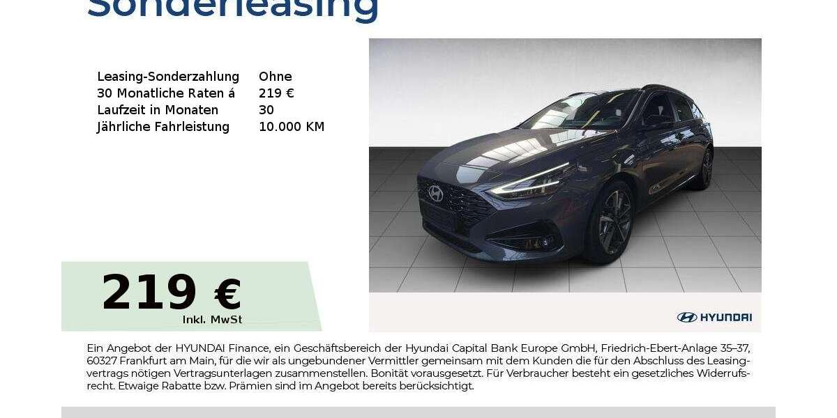 Hyundai i30 14.500 km 22.450 &euro; Fürth 90763