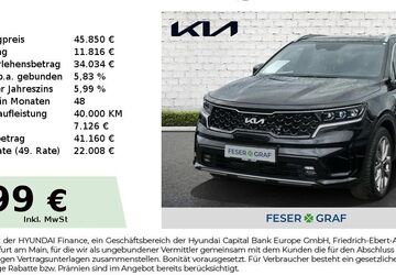 Kia Sorento 24.079 km 44.850 &euro; Roth 91154