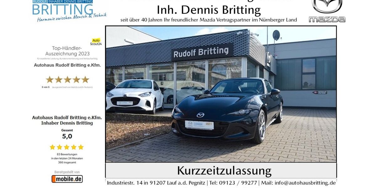 Mazda MX-5 5.000 km 31.990 &euro; Lauf 91207