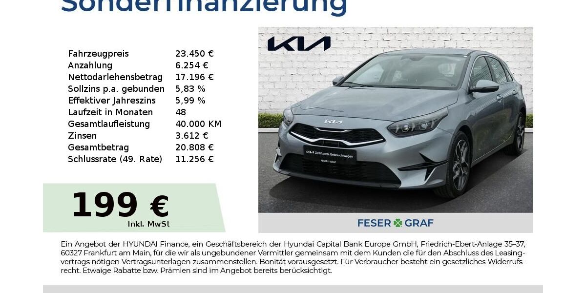 Kia ceed / Ceed 5.847 km 22.850 &euro; Roth 91154