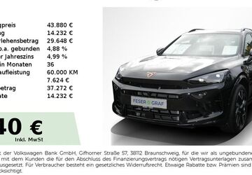 Cupra Formentor 11.000 km 43.880 &euro; Erlangen 91056