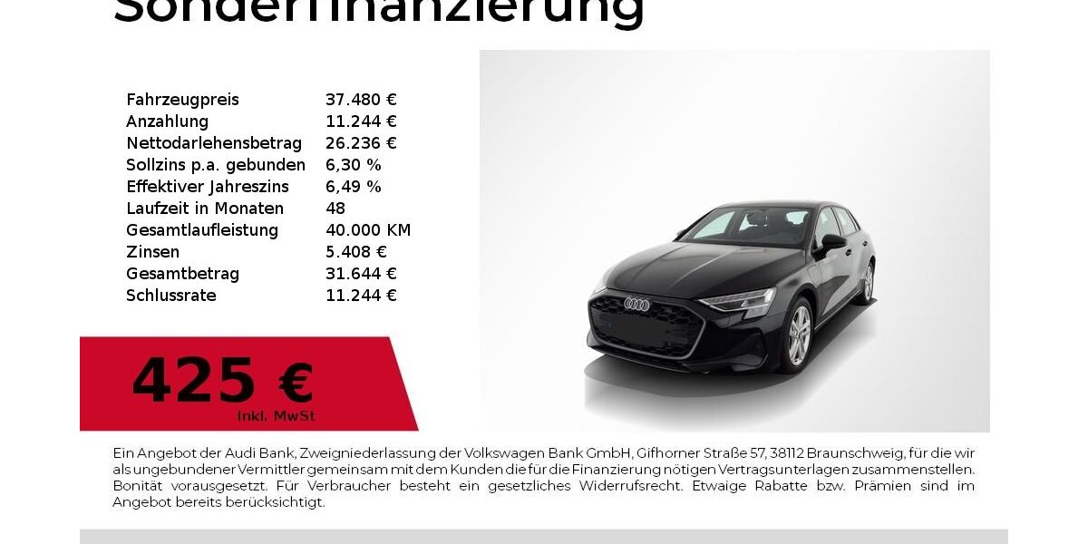 Audi A3 5.000 km 35.880 &euro; Nürnberg 90411