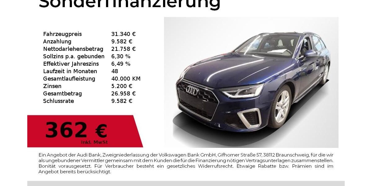 Audi A4 89.700 km 31.340 &euro; Nürnberg 90411