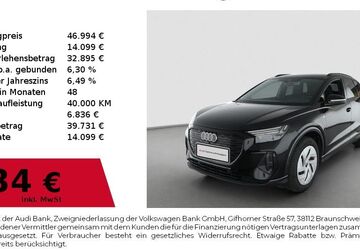 Audi Q4 e-tron 4.009 km 46.994 &euro; Nürnberg 90411