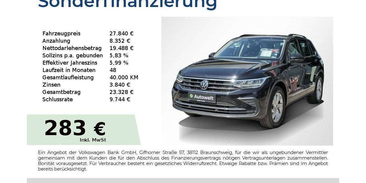 VW Tiguan 98.150 km 25.940 &euro; Nürnberg 90431