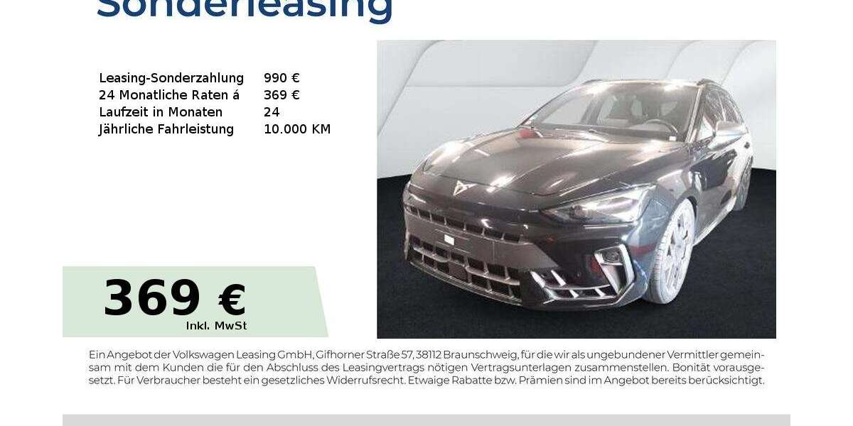 Cupra Leon 12.600 km 46.350 &euro; Schwabach 91126