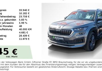 Skoda Kodiaq 60.650 km 33.540 &euro; Nürnberg 90431