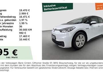VW ID.3 29.190 km 19.470 &euro; Cadolzburg 90556