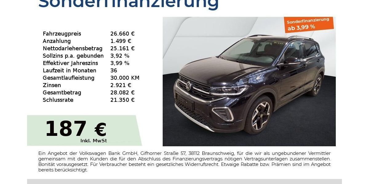 VW T-Cross 25.335 km 26.660 &euro; Fürth 90763
