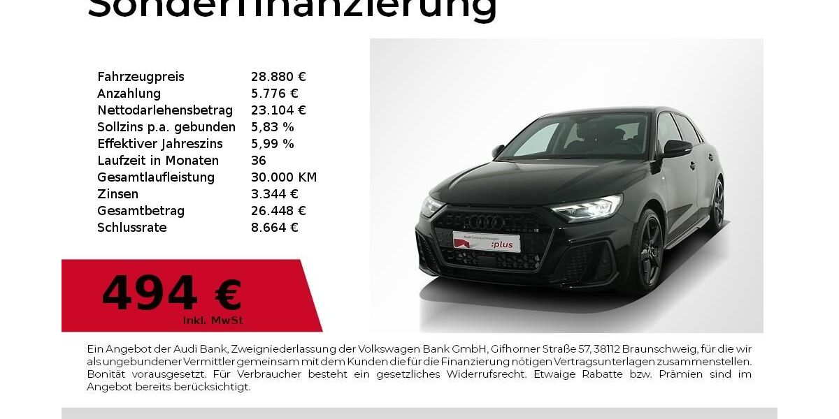 Audi A1 3.622 km 28.880 &euro; Nürnberg 90441