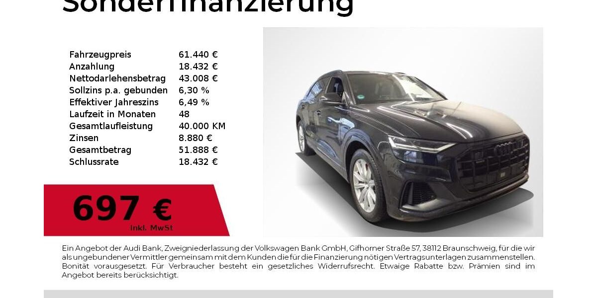 Audi Q8 51.600 km 59.880 &euro; Nürnberg 90411