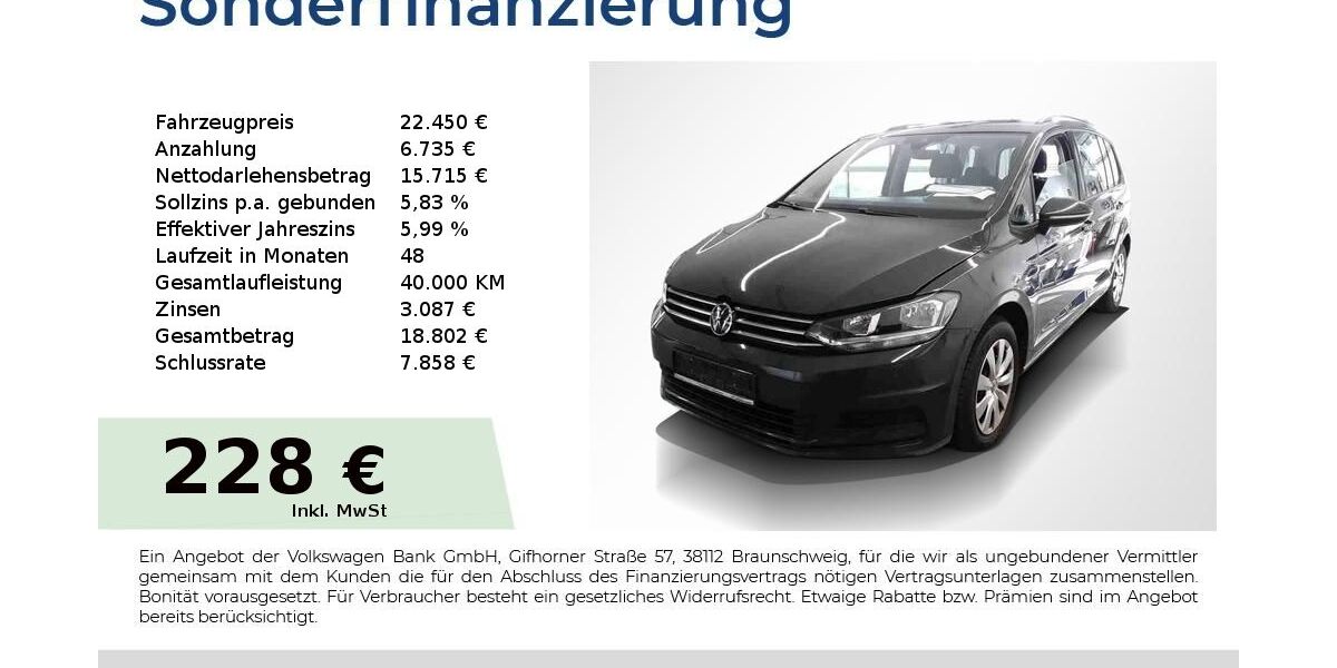 VW Touran 142.750 km 22.450 &euro; Nürnberg 90431