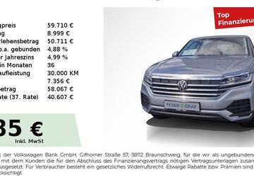 VW Touareg 18.660 km 56.870 &euro; Fürth 90763