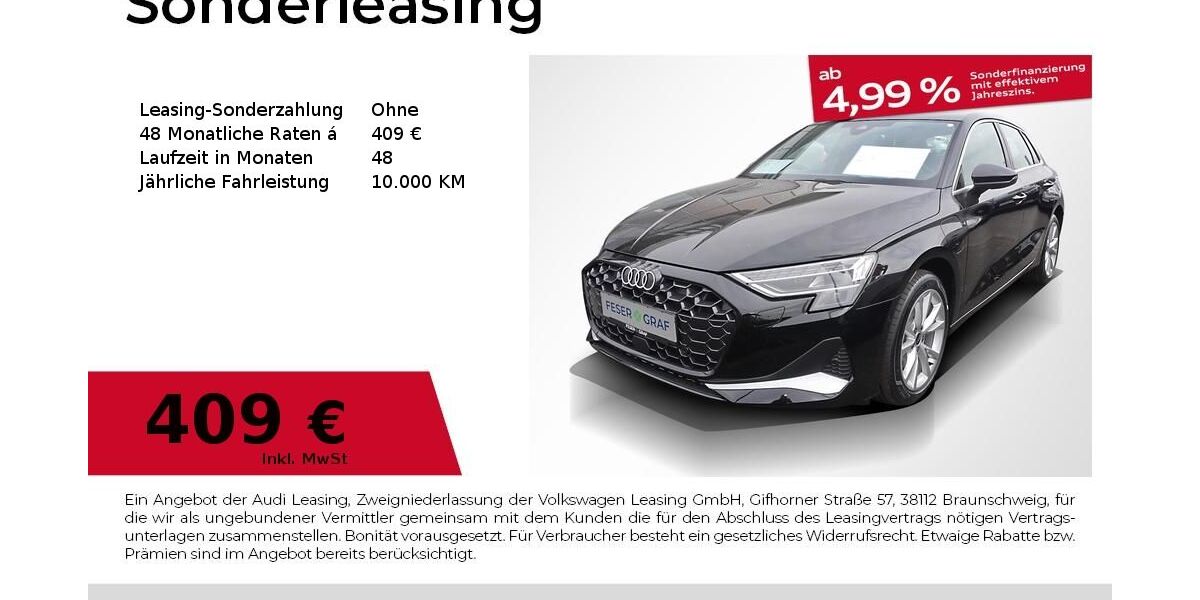 Audi A3 7.378 km 35.980 &euro; Fürth 90763