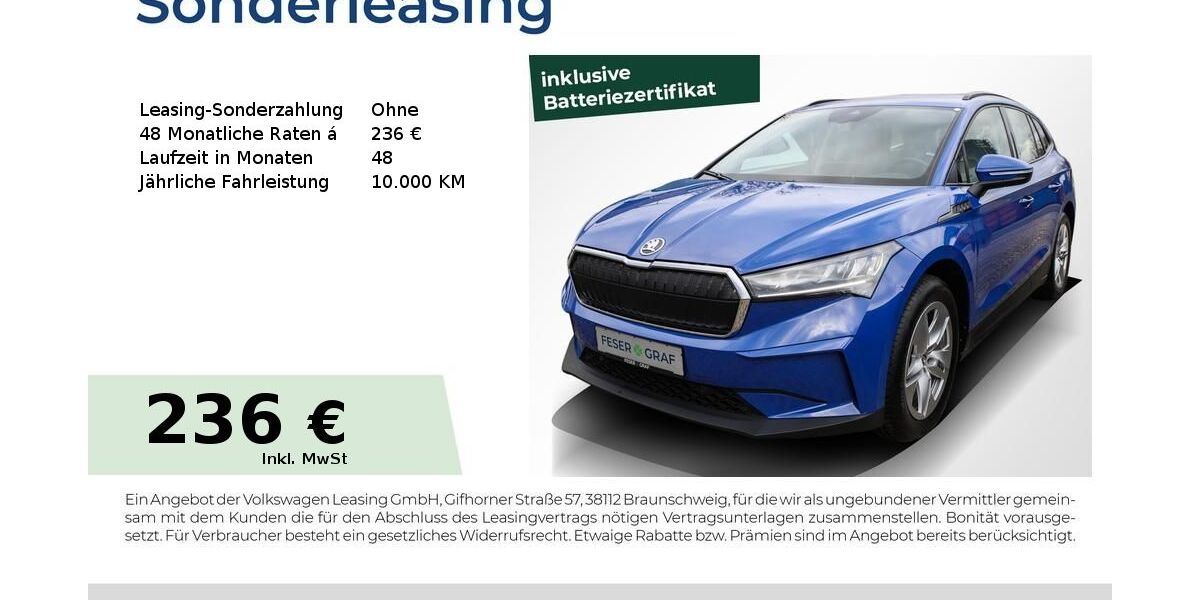 Skoda Enyaq 22.750 km 21.770 &euro; Baiersdorf 91083