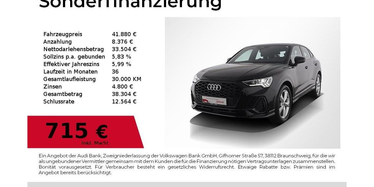 Audi Q3 16.800 km 41.880 &euro; Nürnberg 90441