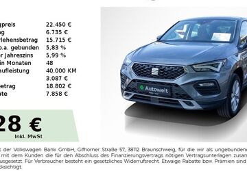 Seat Ateca 82.450 km 22.450 &euro; Nürnberg 90431