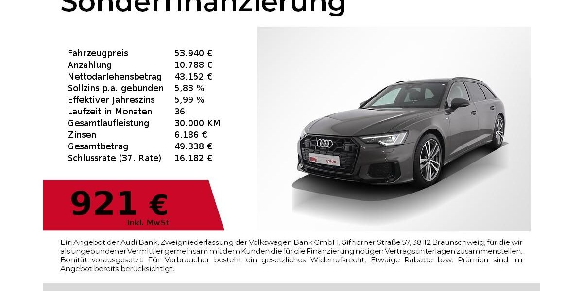 Audi A6 6.930 km 51.880 &euro; Nürnberg 90441