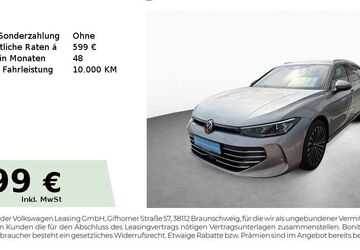 VW Passat Variant 16.990 km 47.990 &euro; Roth 91154