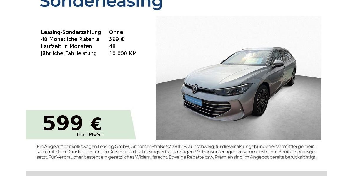 VW Passat Variant 16.990 km 47.990 &euro; Roth 91154