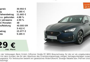 Cupra Leon 32.750 km 30.440 &euro; Nürnberg 90441