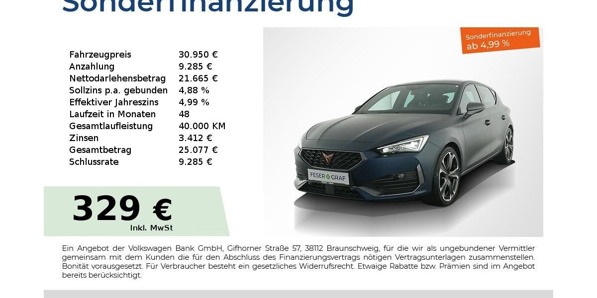 Cupra Leon 32.750 km 30.440 &euro; Nürnberg 90441