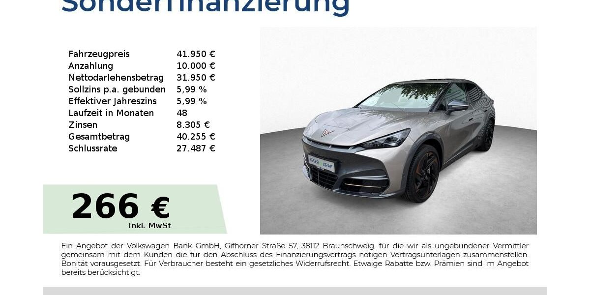 Cupra Tavascan 27.600 km 41.950 &euro; Roth 91154