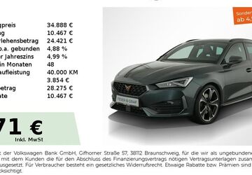 Cupra Leon 51.850 km 34.748 &euro; Nürnberg 90441