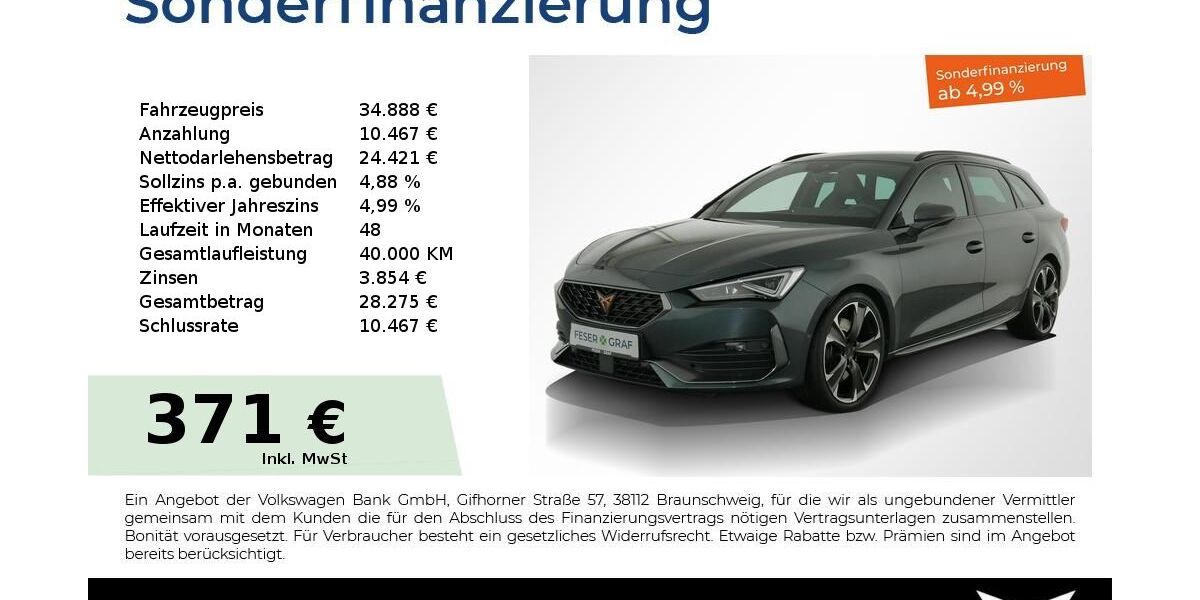 Cupra Leon 51.850 km 34.748 &euro; Nürnberg 90441